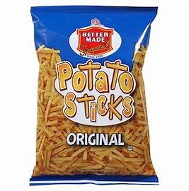 Better Made Potato Sticks, a crunchy snack option from LoveToSnack