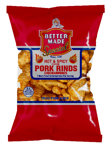 Better Made Hot & Spicy Pork Rinds