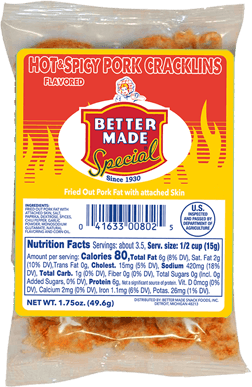 Better Made Hot & Spicy Cracklins