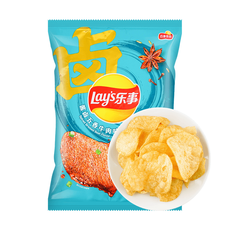 Lays Spiced Braised Beef (China)