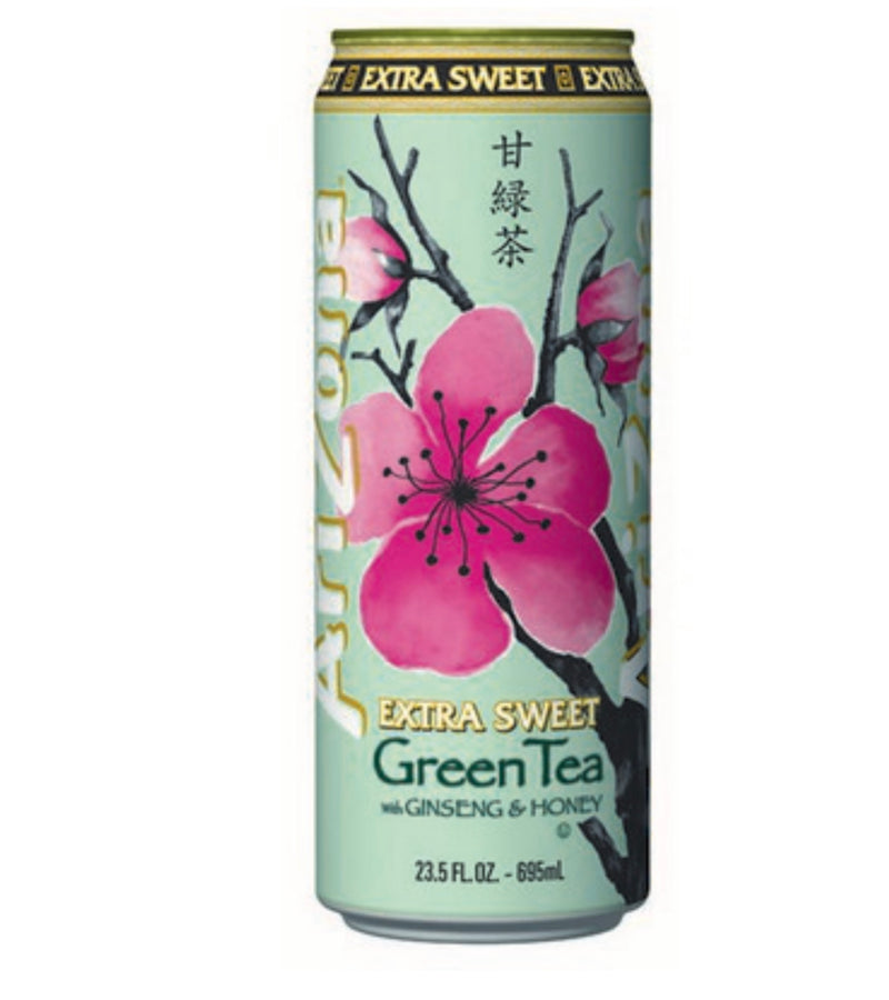 Té verde extra dulce de Arizona con ginseng y miel