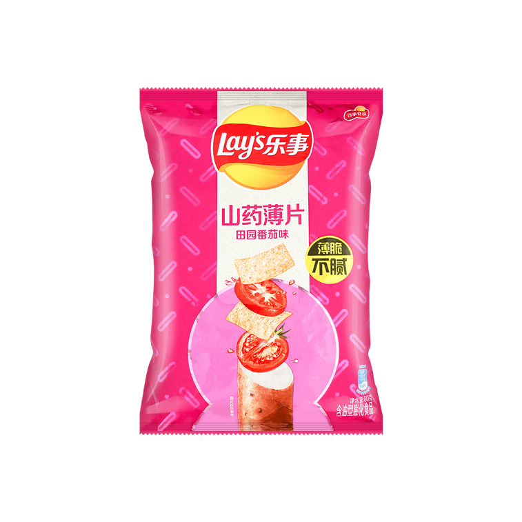 Lays Tomtato Yam Crisps (China)