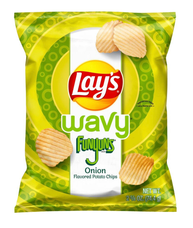 Pone Funyuns ondulados