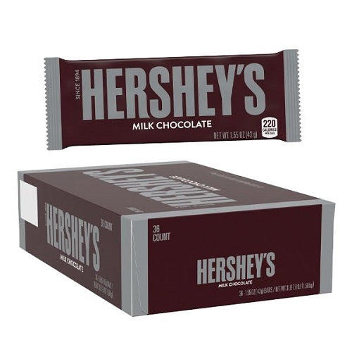 hershey milk chocolate candy bar 1.55oz