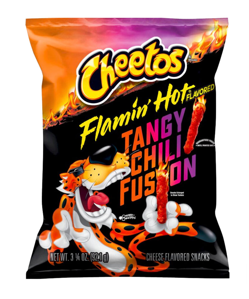 Fusión de chile picante con cheetos picantes