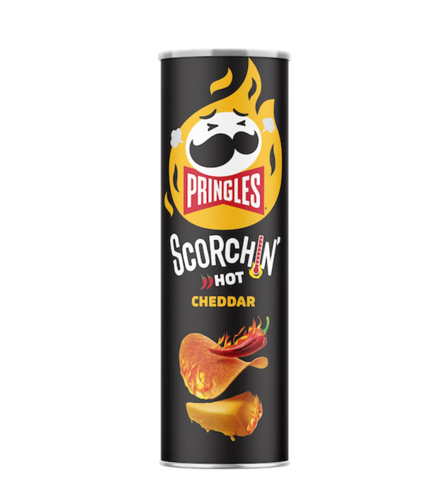 Cheddar picante Pringles Scorchin