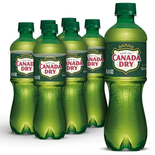 Canada Dry Ginger Ale Soda Bottles - 6pk/16.9 fl oz