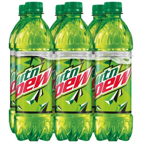 Mountain Dew Soda - 6pk/16.9 fl oz Bottles