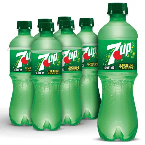 7UP Lemon Lime Soda Bottles - 6pk/16.9 fl oz