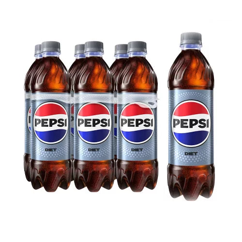 Diet Pepsi Cola Soda - 6pk/16.9 fl oz Bottles