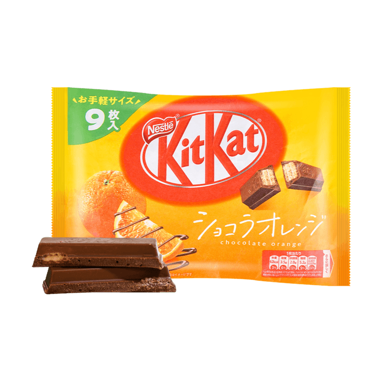 Oblea de chocolate y naranja Kit Kat (Japón)