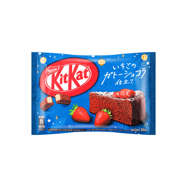 Kit Kat Tarta de chocolate y fresas 10 piezas (Japón)