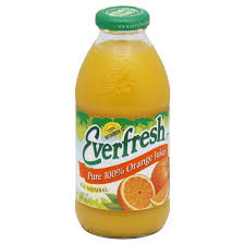 Everfresh Pure 100% Orange Juice 16 FL OZ