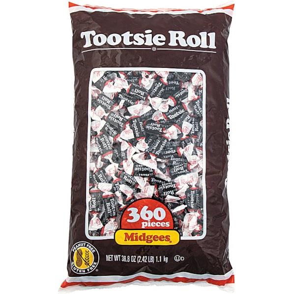 frooties bag candy chocolate tootsie roll 360ct